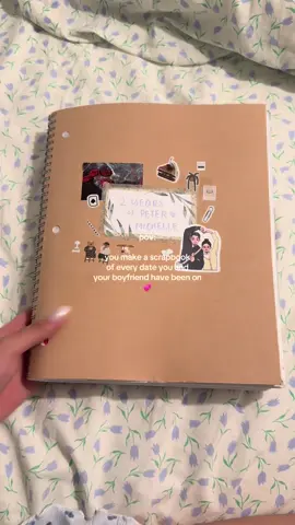 year 2 scrapbook in progress ✍️ #scrapbook #dating #relationships #giftideas #anniversarygift 