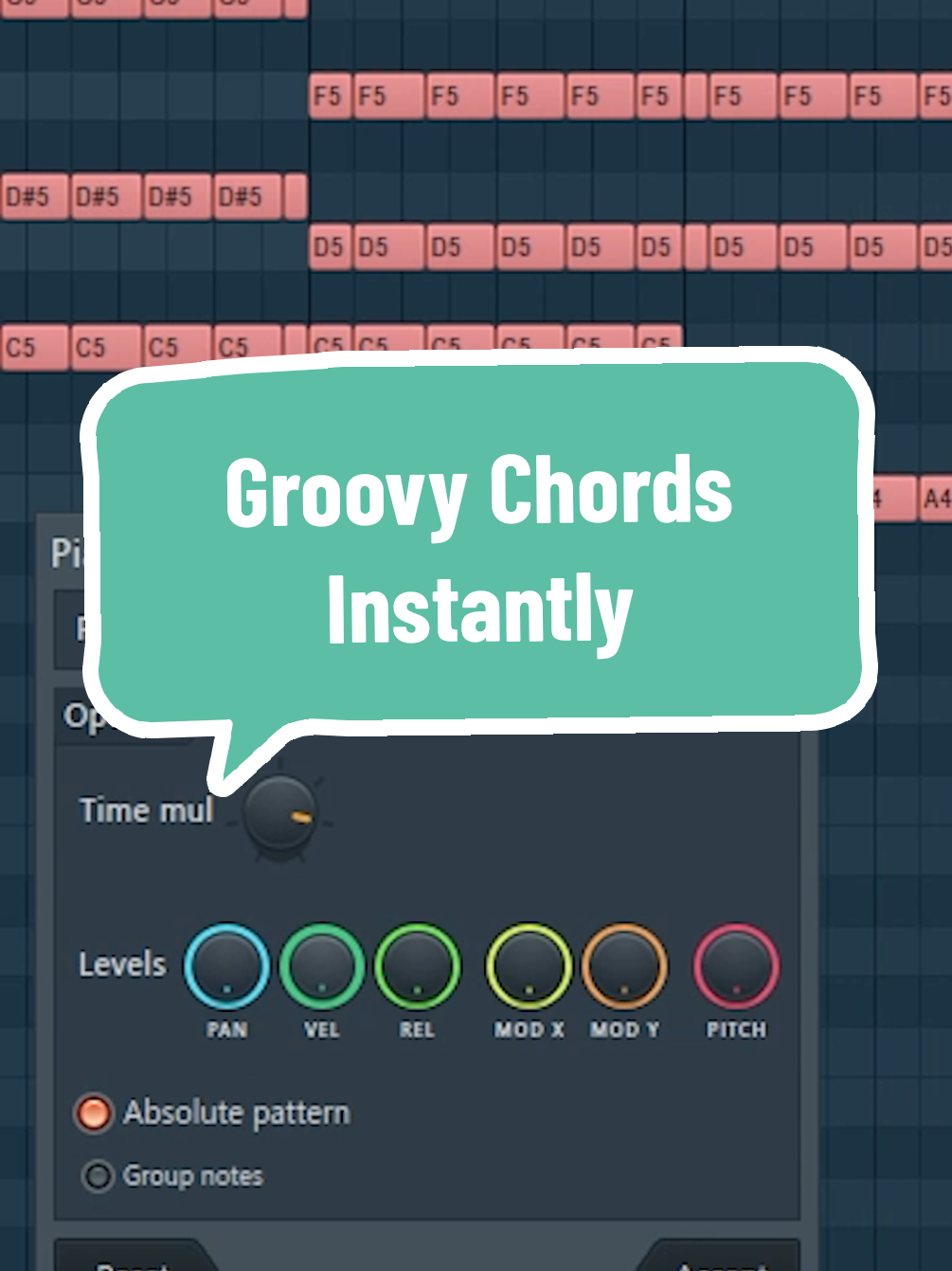 This Trick Makes Your Chords Groove Instantly🔥 #productiontips #flstudio 