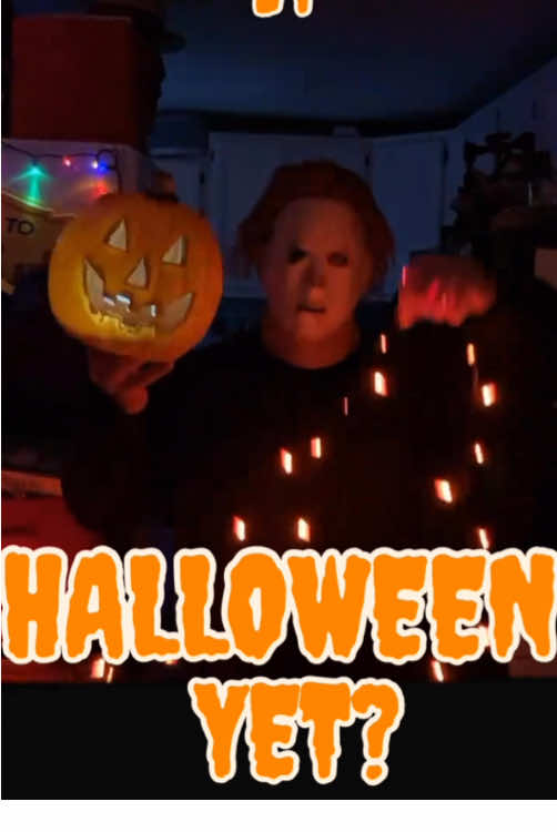 Is it HALLOWEEN YeT? 🎃 #halloween #halloweenmovie #halloween1978 #jasonvoorhees #johncarpentershalloween #johncarpenter #michaelmyers #michaelmyersfans #michaelmyersmask #michaelmyerscosplay #freddykrueger #scream #theshape #thetexaschainsawmassacre #anightmareonelmstreet #fridaythe13th #terrifier #leatherface #michaelmyersmonday #michaelmyerscosplayer #horrormovies #ghostface #shudder #halloweenkills #arttheclown #spirithalloween #trickortreatstudios #frightrags #fangoria #fangoriamagazine 👻