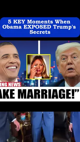 5 KEY Moments When Obama EXPOSED Trump's Secrets#LanguageLearning #fentysuperbrandday #usa #Trump 