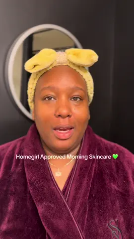 Homegirl Approved part♾️💚 Morning skincare doesn’t have to be complicated, this routine is simple, effective, and approved and using all @Thayers products . ✨ Drop your must-have skincare step ⬇️