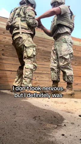 Disclaimer: This is done by a trained professional, don’t try this at home. Did you see the smoke at the end? #army #usarmy #basictraining #militarylife #militarytiktok 