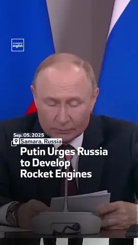 Russian President Vladimir Putin urges the aerospace industry to develop booster rocket engines for space launch vehicles and maintain Russia’s global leadership in space technology. #Russia #Putin #Aerospace