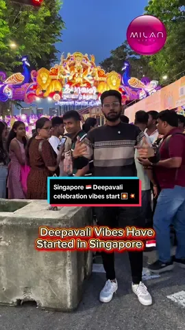 Singapore 🇸🇬 Deepavali celebration vibes start 🎇 💥 Serangoon Road is glowing with festive lights and celebrations 🎉 Little India is all set to welcome the Festival of Lights 🪔” #DeepavaliSingapore #FestivalOfLightsSG #LittleIndiaSG #SingaporeVibes #SGFYP