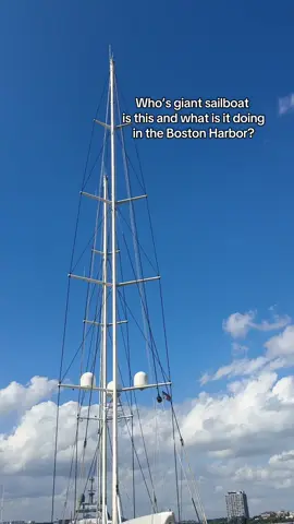 If the owner of this sail boat sees this tiktok I would love to come aboard for a ride #sailor #boston 