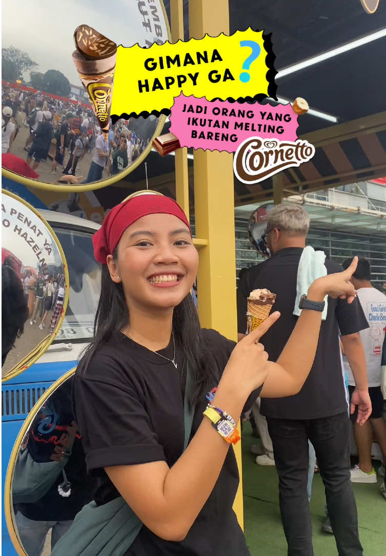 Ini kata #MeltingSquad yang ikutan melting bareng Cornetto di Pestapora 🍦✨ #MeltingMentality #CokelatLembutMeltingDiMulut #CornettoMeltingdipestapora