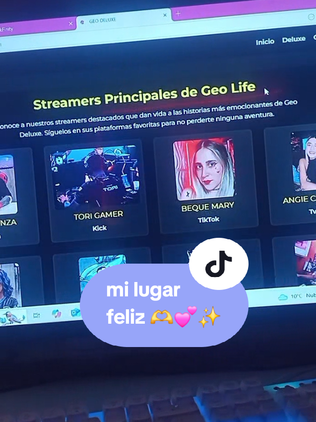 feliz feliz de ser parte de la gran familia de @GEO LIFE. 🫶 y de poder seguir creando historias inolvidables cada noche en compañía de cada uno de ustedes 🥰 se viene GeoDeluxe 😏 a ver con quien caemos  🤪😏🥰  #gtarp #rolplay #geolife #streamer 