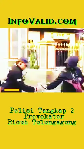 Polres Tulungagung berhasil menangkap dua provokator yang merencanakan kericuhan demo di Tulungagung. Keduanya juga terlibat dalam pelemparan bom molotov ke Mapolres Kediri kota. Polisi masih memburu jaringan lain, sementara aksi besar di Tulungagung ditunda. #tulungagung  #aksi  #polres  #fyp  #infovalidcom 