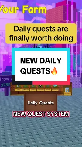 The new daily quest system in grow a garden! 💰 How do get the Gardener Seedpack! #roblox #growagarden #update #dailyquests #tutorial