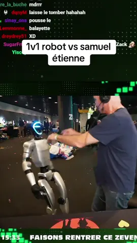 Samuel le yakuza contre un robot @Samuel Etienne #robot #zevent 