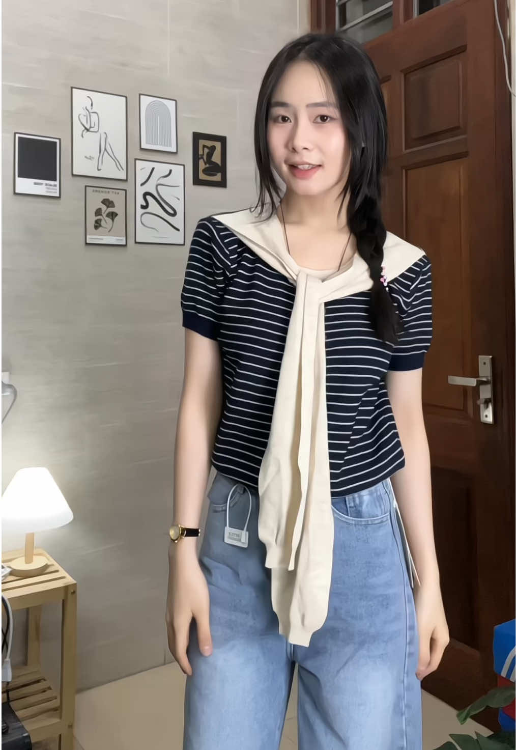 Áo len cộc🥰#xuhuong 