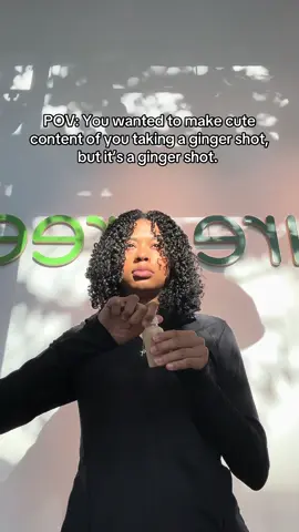 This was my #livereaction but I do love @Pure Green Chicago @Pure Green #gingershot #wellnesstiktok #chicagocontentcreator #pov 