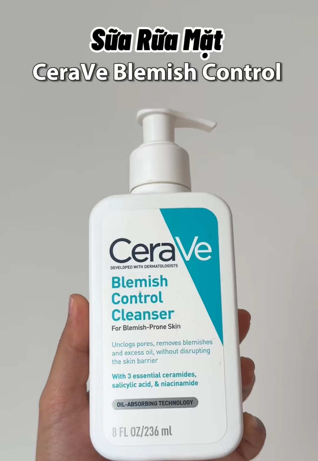 Sữa rửa mặt dịu nhẹ lành tính xịn sò của Cerave #crvvn #ceravepartner #ceravevietnam #HợpTácCùngCerave #suaruamat 