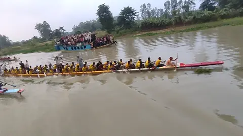 বেলাব উপজেলার আমাদের গ্রামের কুলঘেষে আঁড়িয়াল খাঁ নদীতে নৌকা বাইচ-২০২৫। অত্যন্ত উপভোগ্য। #নৌকা_বাইচ #ভাইরাল #নদী #foryou #friends 
