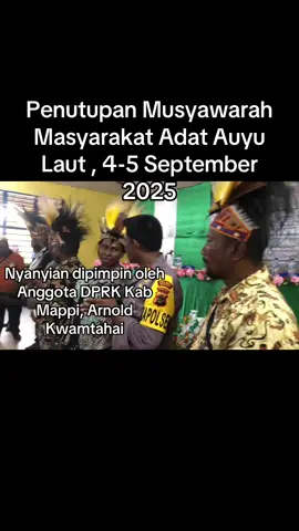 Penutupan Musyawarah Masyarakat Adat Auyu Laut #fyppppppppppppppppppppppp #jangkauanluas #sukuauyu #papuaselatan #MRP 