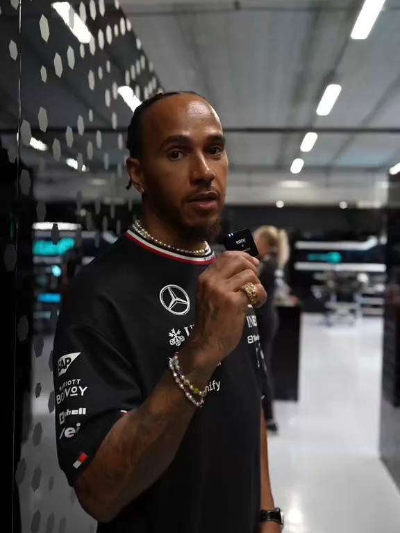 277 Lewis and the mini mic are BACK     #f1 #formula1 #lewishamilton #mercedesamgf1