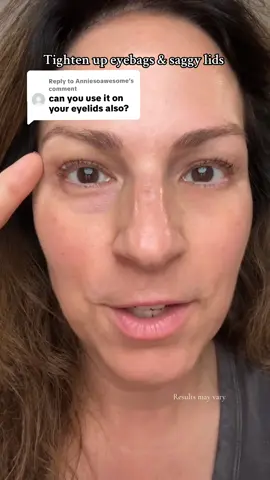 Replying to @Anniesoawesome saggy lids, hooded eyes, under eyebags and wrinkles don’t stand a chance against @Peter Thomas Roth Labs New Temporary Eye Tightener Easy Wear Formula! #matureskin #eyebags #undereyecircles #eyelift #antiagingskincare 