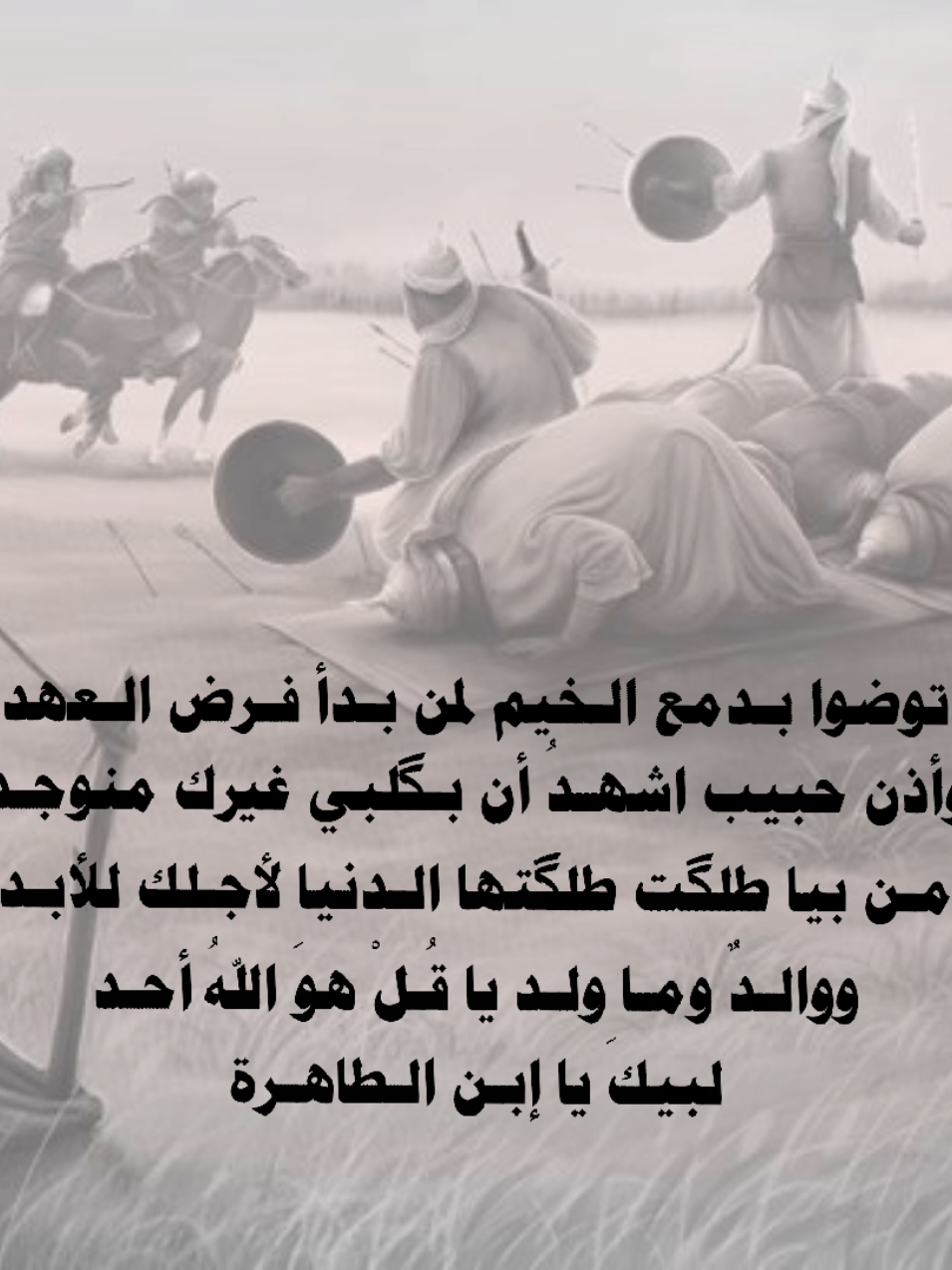 لبيك يا إبن الطاهرة. #قصائد_حسينيه #fyp 