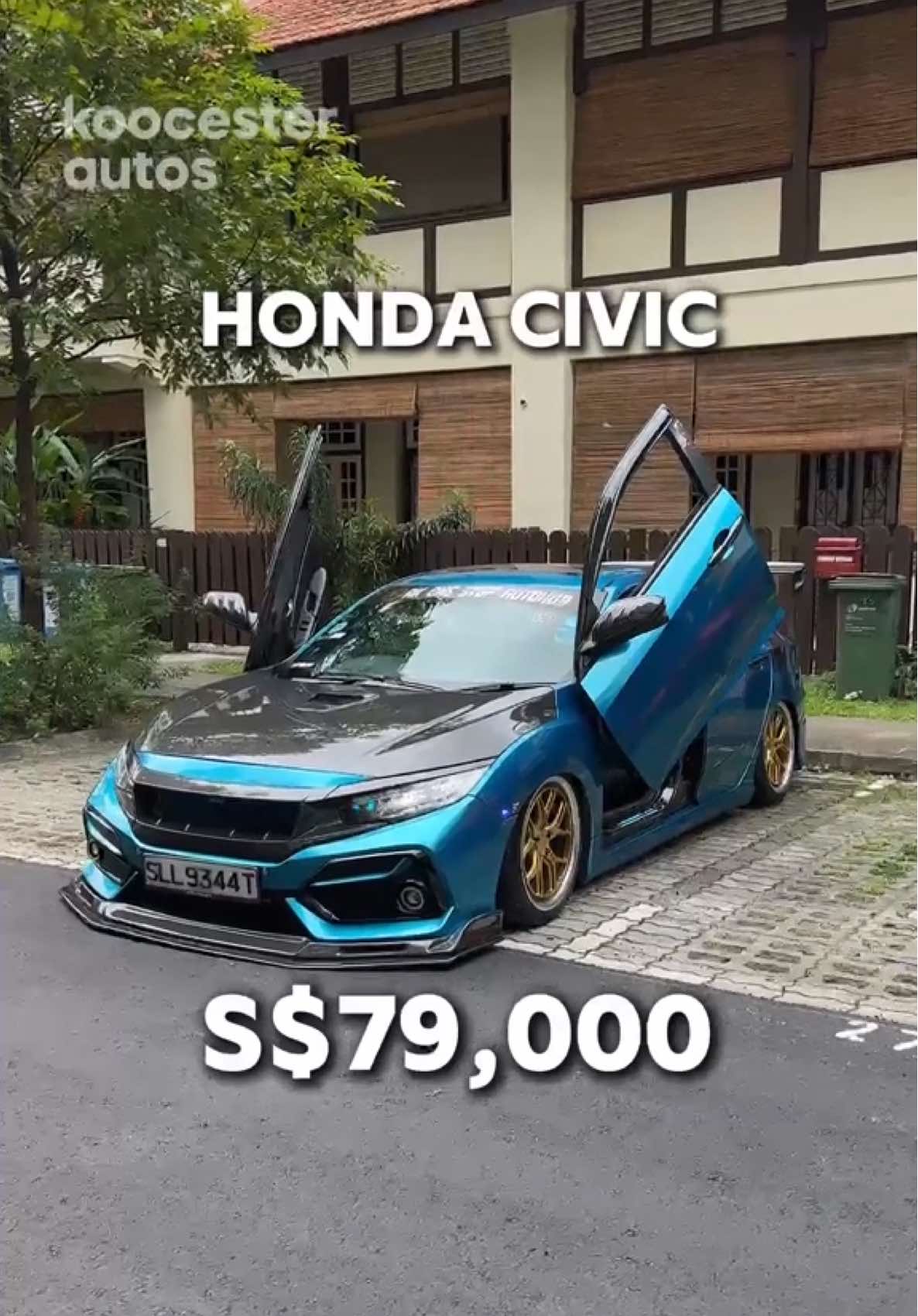 A Honda Civic with SCISSOR DOORS! 😅 Shaan’s Honda Civic is unlike anything we have ever seen in the history of this channel 🥵🔥