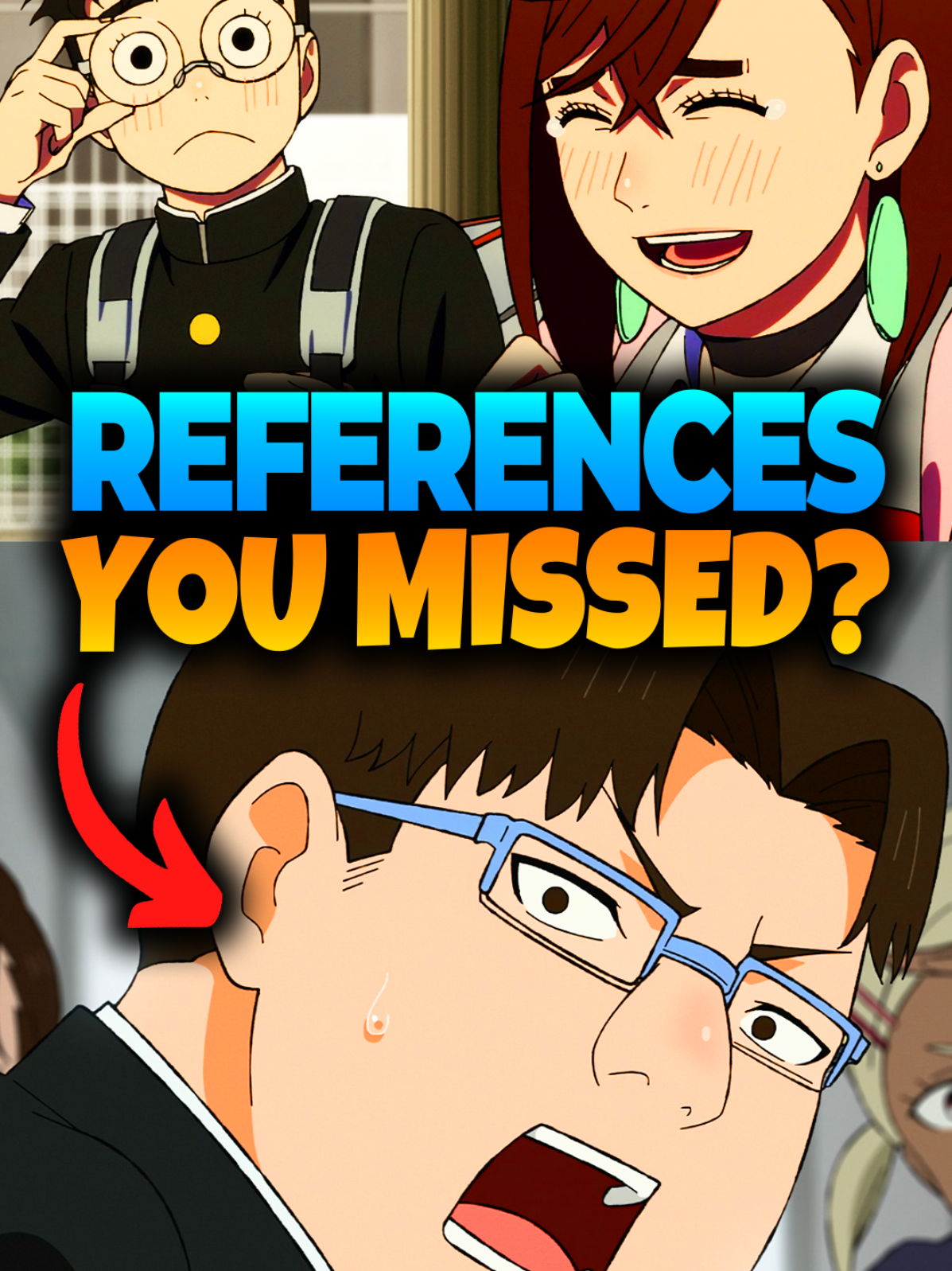 8 References in Dandadan season 2 episode 10 #dandadan #dandadananime #dandadanmanga 