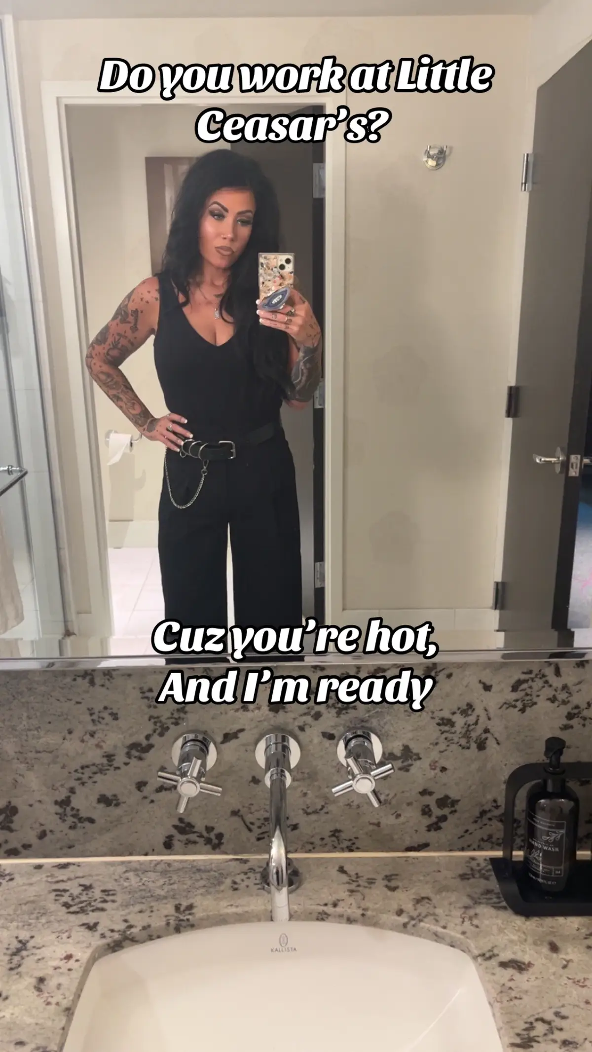 #feral #unhinged #fypシ #foryou #fypシ゚viral #tattoos #darkhair #greeneyes #piercing #foryoupage #harley #harleydavidson #single 