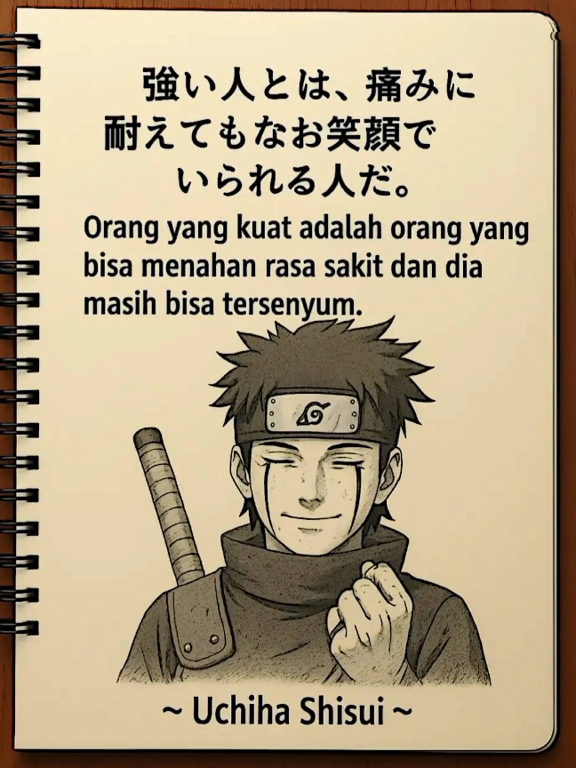 Kata-kata Shisui Uchiha  #quotes #katakata #shisui #shisuiuchiha #uchihashisui 