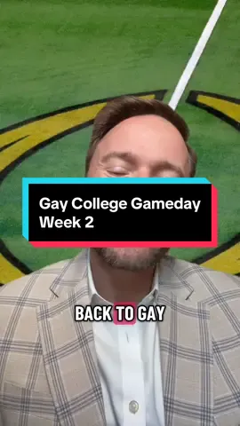 #greenscreen welcome back to episode 2 of Gay College Gameday where I pick games based on which coach is more attractive. Let me know what games you want covered next week. 