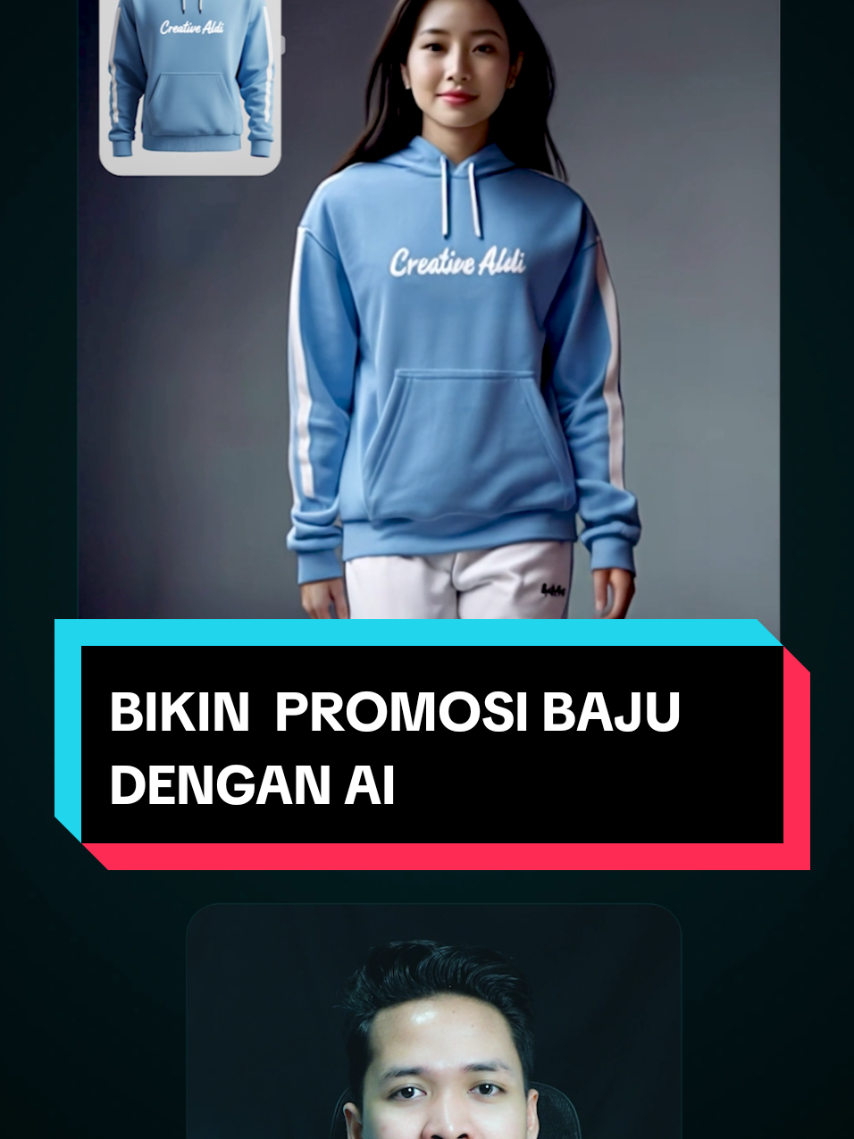 Cara Bikin Video Iklan Fashion dengan AI Buat yang mau tutorial lengkapnya, kalian tinggal cek di channel YT Creative Aldi  Websitenya: ↓↓ Pippit(dot)ai #aitools #ai #videoai #tutorialai #aivideo 