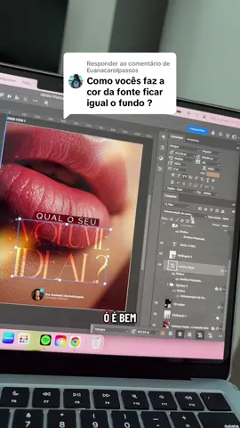 Respondendo a @Euanacarolpassos mini dica pra vocês 💖  #dicadephotoshop #dicadedesign #photoshop #designergrafico 