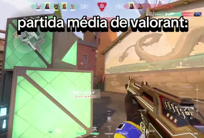 partida média de valorant: