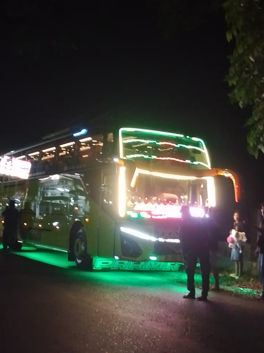 Telolet Bus stecu stecu menyalakan lampu warna warni  #bus #telolet #basuri #stecu #fypシ゚viral 