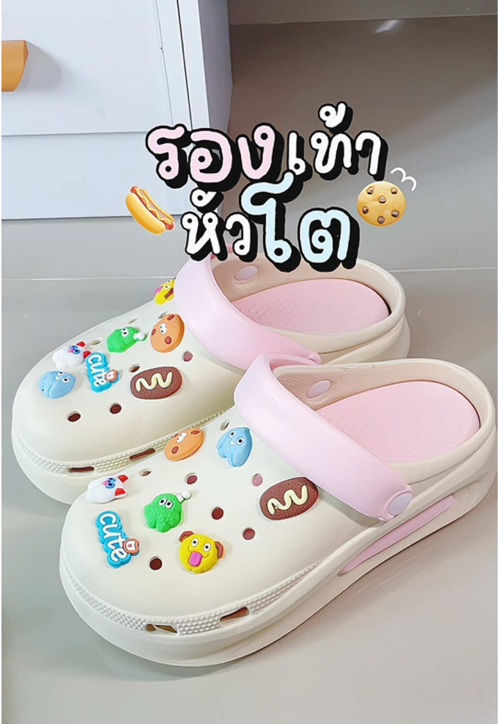 สีพาสเทลน่ารัก⭐️🎀#รองเท้าหัวโตผู้หญิง #รองเท้าหัวโต #รองเท้าแฟชั่น #tiktoklooks #TikTokFashion 