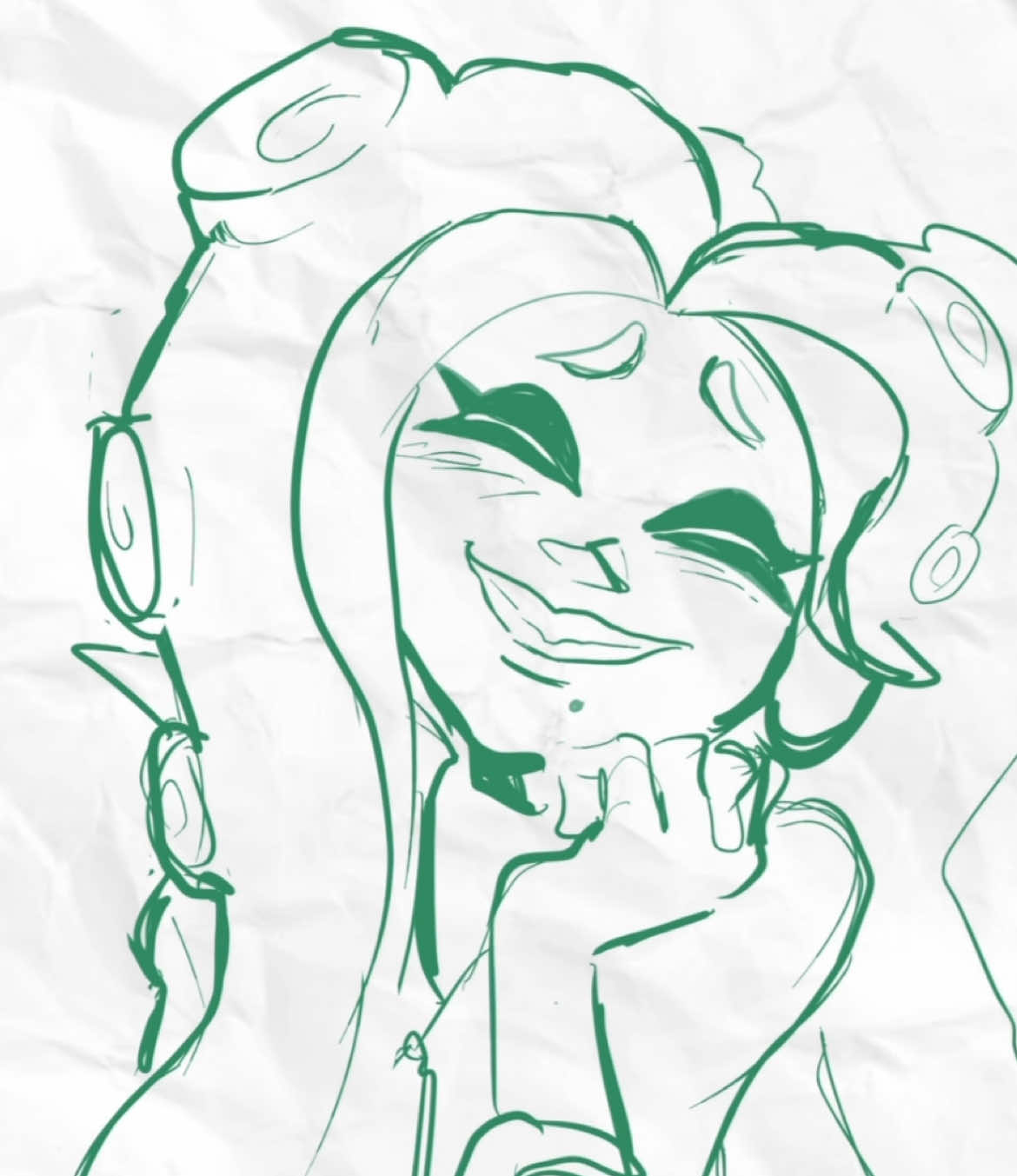 Short little pearlina thing because I miss them 💔💔 #pearlina #splatoon #offthehook #animationmeme #fanart 