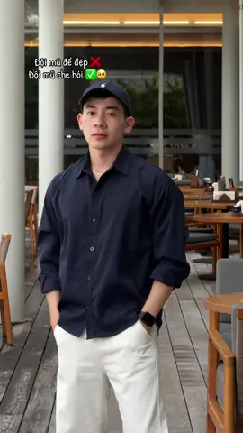Ko phải outfit nào đội mũ cũng hợp 🥺 #thoitrangnam #aosomi #aosominam #truongshy 