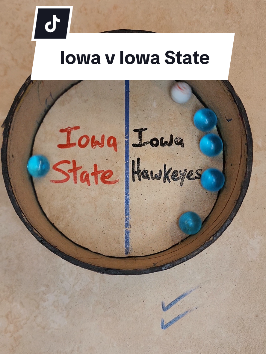 White marble. #CollegeFootball #iowa #iowastate #iowahawkeyes #cyclones 