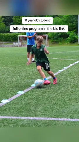 The Foundation of Dribbling ⚡ Mastering the basics isn’t boring — it’s what separates good players from the great ones. My 11-year-old student @ninjanate_2 shows how powerful just one move can be when trained right. Step by step. Smooth. Game-ready. 🔥 Ready to level up? Comment GROW to get the full step-by-step program!  #FootballTraining #SoccerTraining #SoccerSkills #soccercoach 