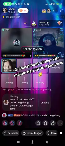 Selamat buat ito PARNAMAS winner kita malam hari ini🥳😇 Semangat dan Trimakasih sudah support room ku hasian🙏🥰  Tuhan Yesus memberkati kita😇 #betel #betelgeuse #pemenang #fypシ゚ 