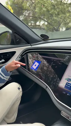 The super screen in the new @Mercedes-Benz E220d 🔥 #fyp #tiktoksa