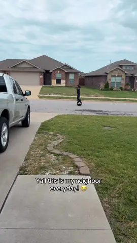 He lives life so full! I love it! 😂 #funny #neighbors #fyp #relatable #goviral 