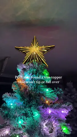 Save yourself the headache. Buy the star.⭐️ #holidayhacks #startreetopper #treetopper #christmastreedecorating #tiktokshopmademebuyit 