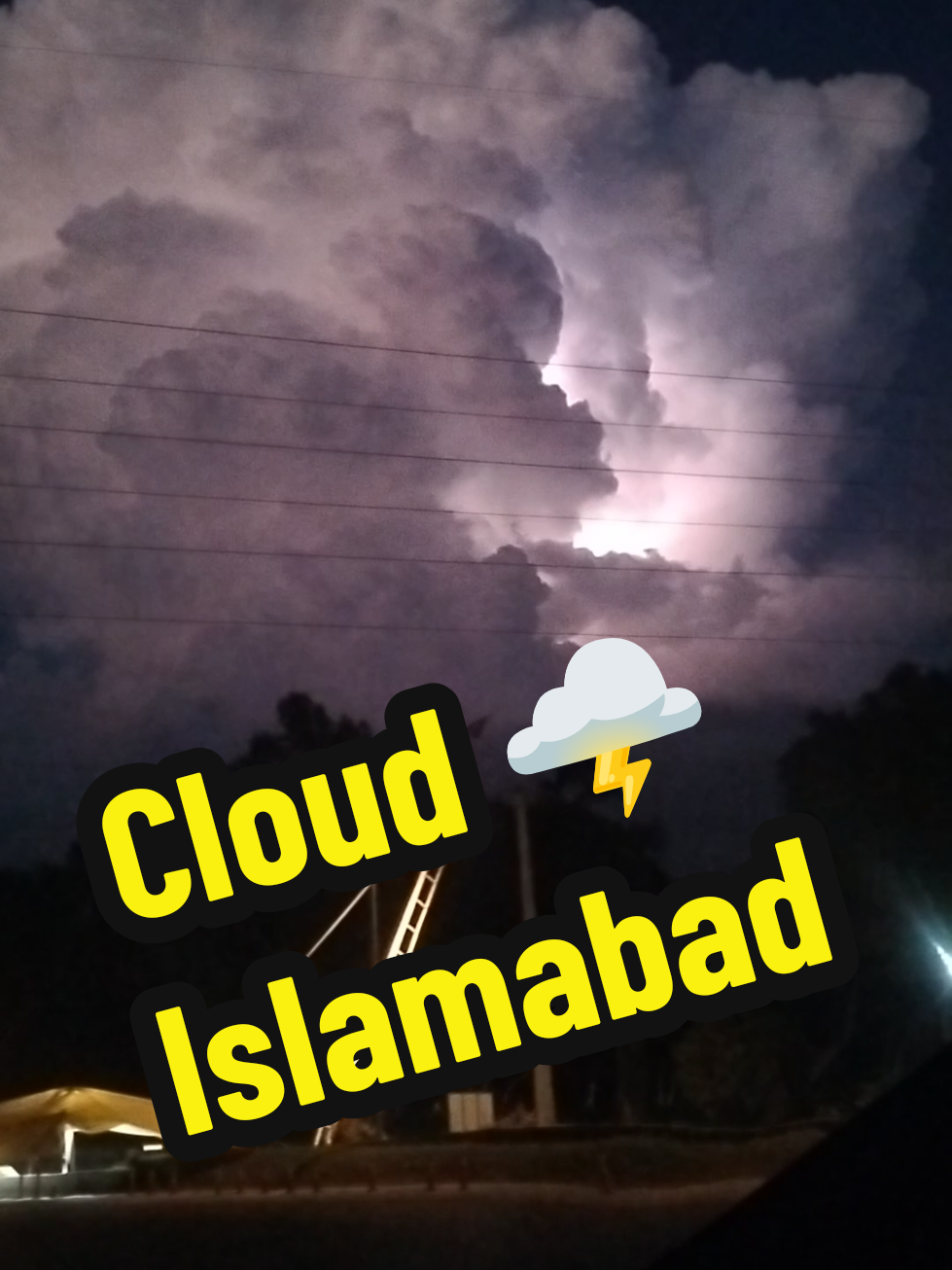 Islamabad Cloud ☁️ #cloud #islamabad #margallahills #heavyrain #cloudbread 