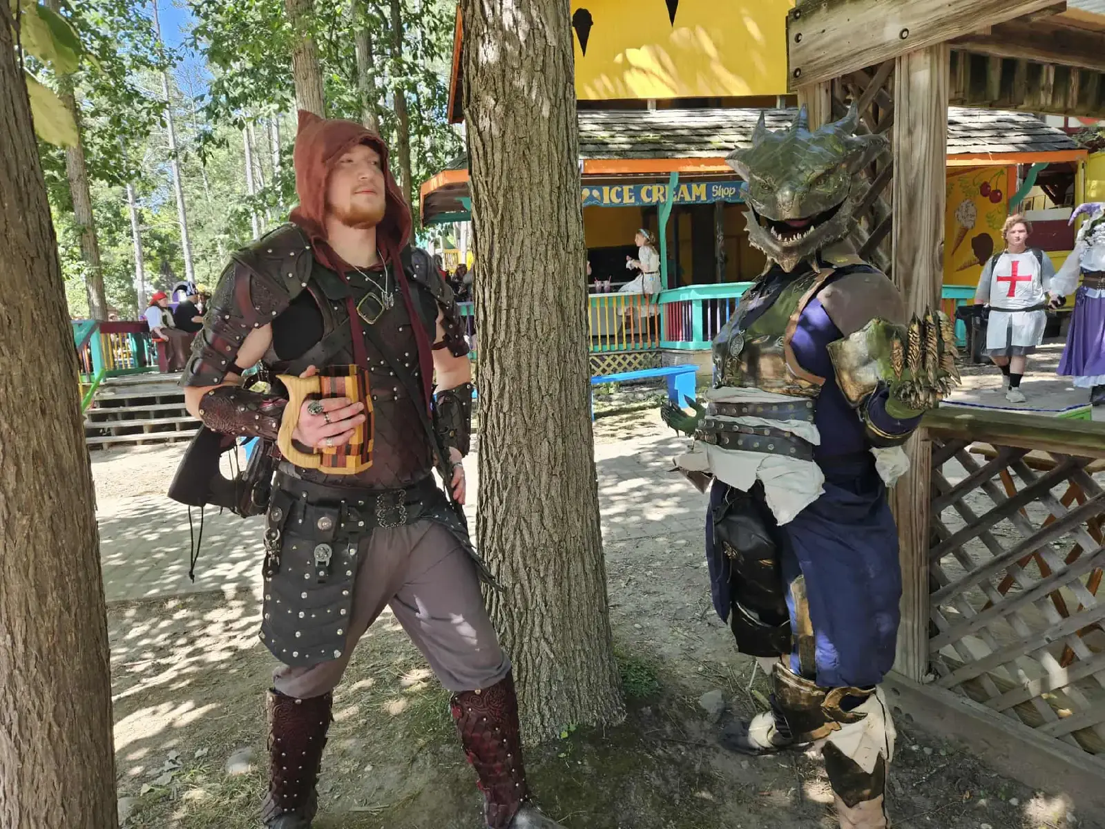 been enjoying my time at the Michigan renaissance festival #renaissancefestival #baldursgate3 #cosplay #furry #dungeonsanddragons 