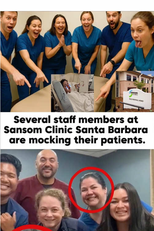 Several staff members at Sansom Clinic Santa Barbara are mocking their patients.#news #usNews #sansumclinic#nursesoftiktok #foryoupage 