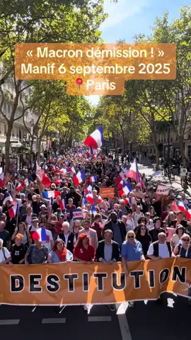 Macron démission ! #paris #manif #6seprembre #actu 