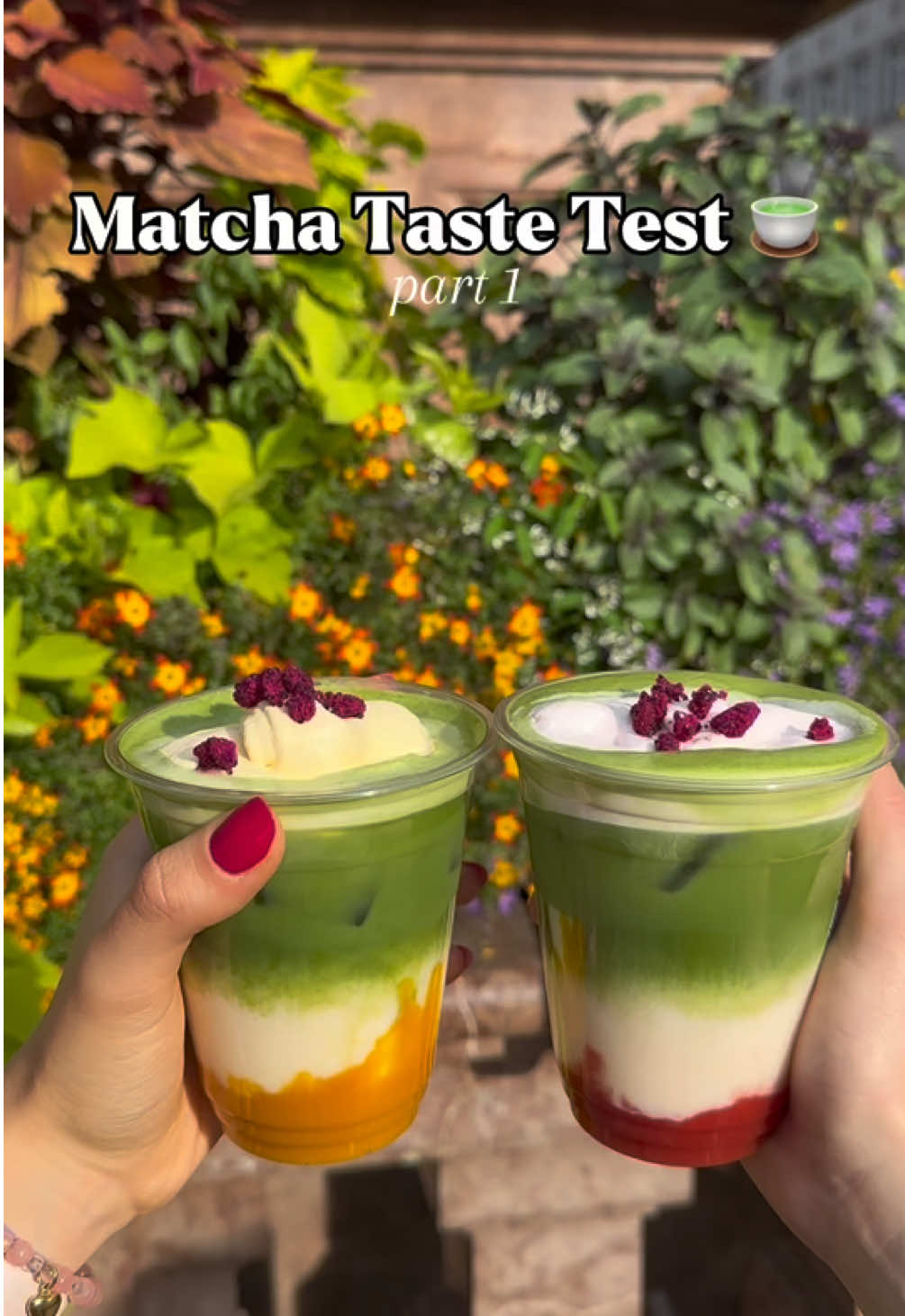 Matcha Taste Test 🍵🥭🍓🥥  12/10 ✨ @DAILY MATCHA 💚 absolute Empfehlung 🥹😍 @pia 🤍 #matcha #tastetest #münchen #icedmatcha #SelfCare  