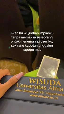 Dalane babat dewe #masukberanda #wisuda #fypage #almaatauniversity #yogya24jam 
