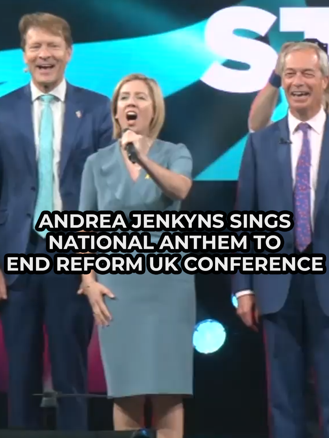 Reform UK's conference in Birmingham came to a close with Dame Andrea Jenkyns performing 