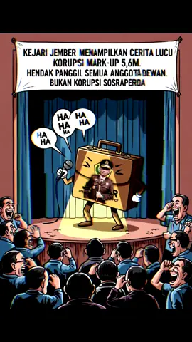 Ini dia penampilan sirkus dari kajari jember? Yukz ketawa...!!! @Kejaksaan Negeri Jember @KEJAKSAAN TINGGI JAWA TIMUR @Kejaksaan.RI @KPK  #korupsi #kejaksaan #dpr #jember #jember24jam 