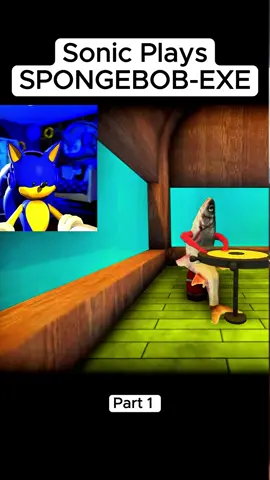 Sonic Plays SpongeBob #sonic #sonicmovie #spongebob  