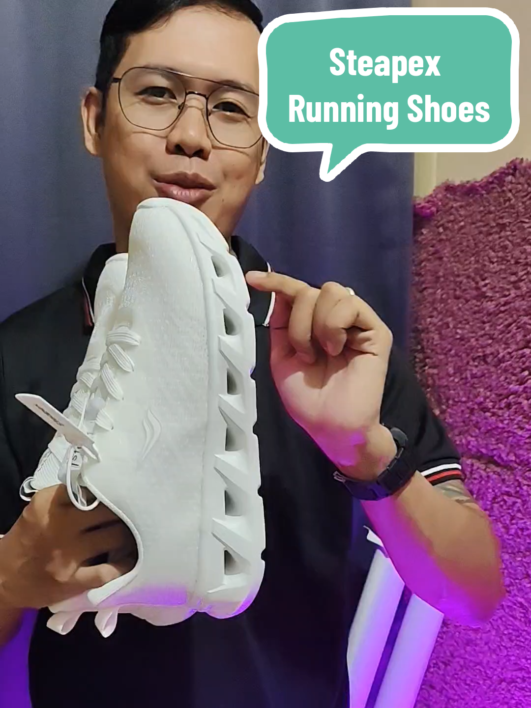 Bagong labas na sapatos ni Steapex!  pang running, jogging, walking o gym.  #steapex #new #Running #gym #shoes 
